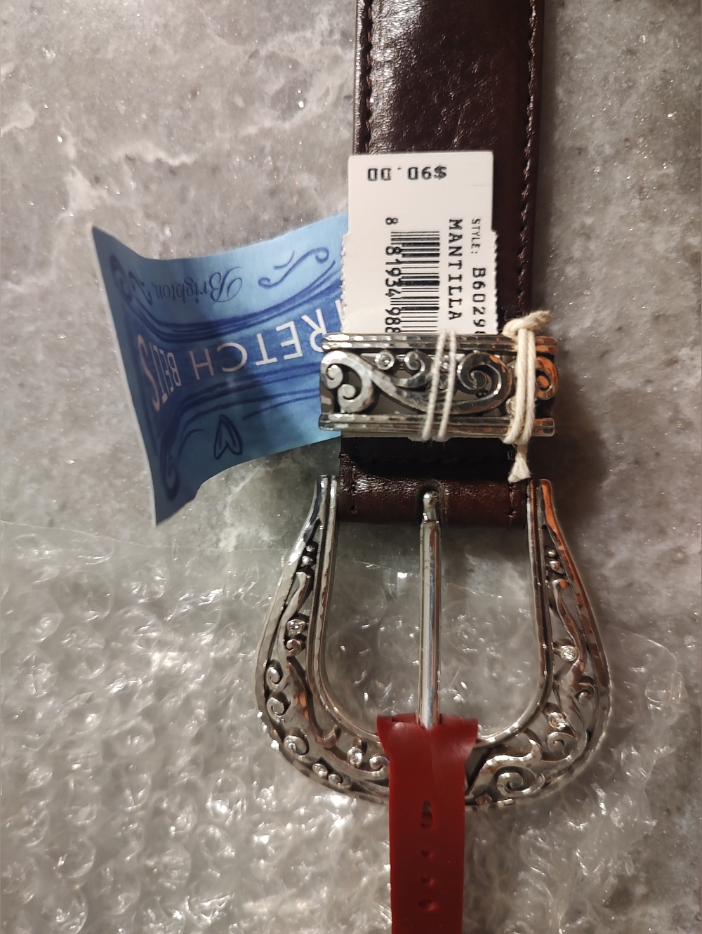 Brighton New in package pretty belt 38 reg$90